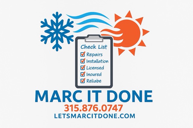 heating & cooling service logo checklist